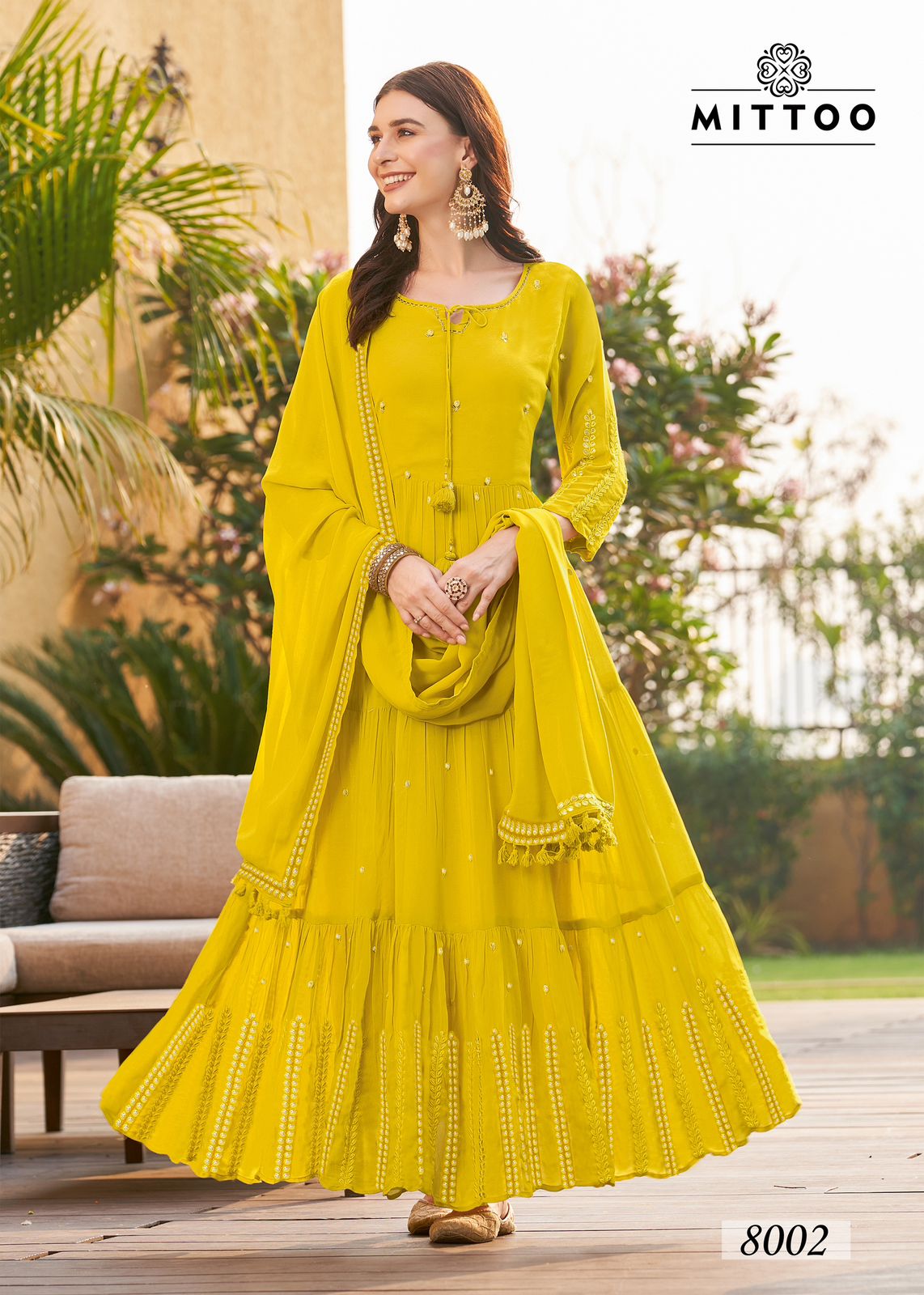 Kasturi By Mittoo Dupatta With Anarkali Kurtis Catalog
